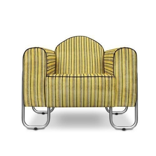 Comfortabele fauteuil Dyker 30 in de stof Marshall van Designers Guild