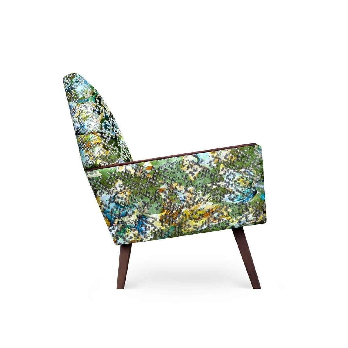 De new vintage Dyker 65 in de prachtige stof Bardiglio van Designers Guild