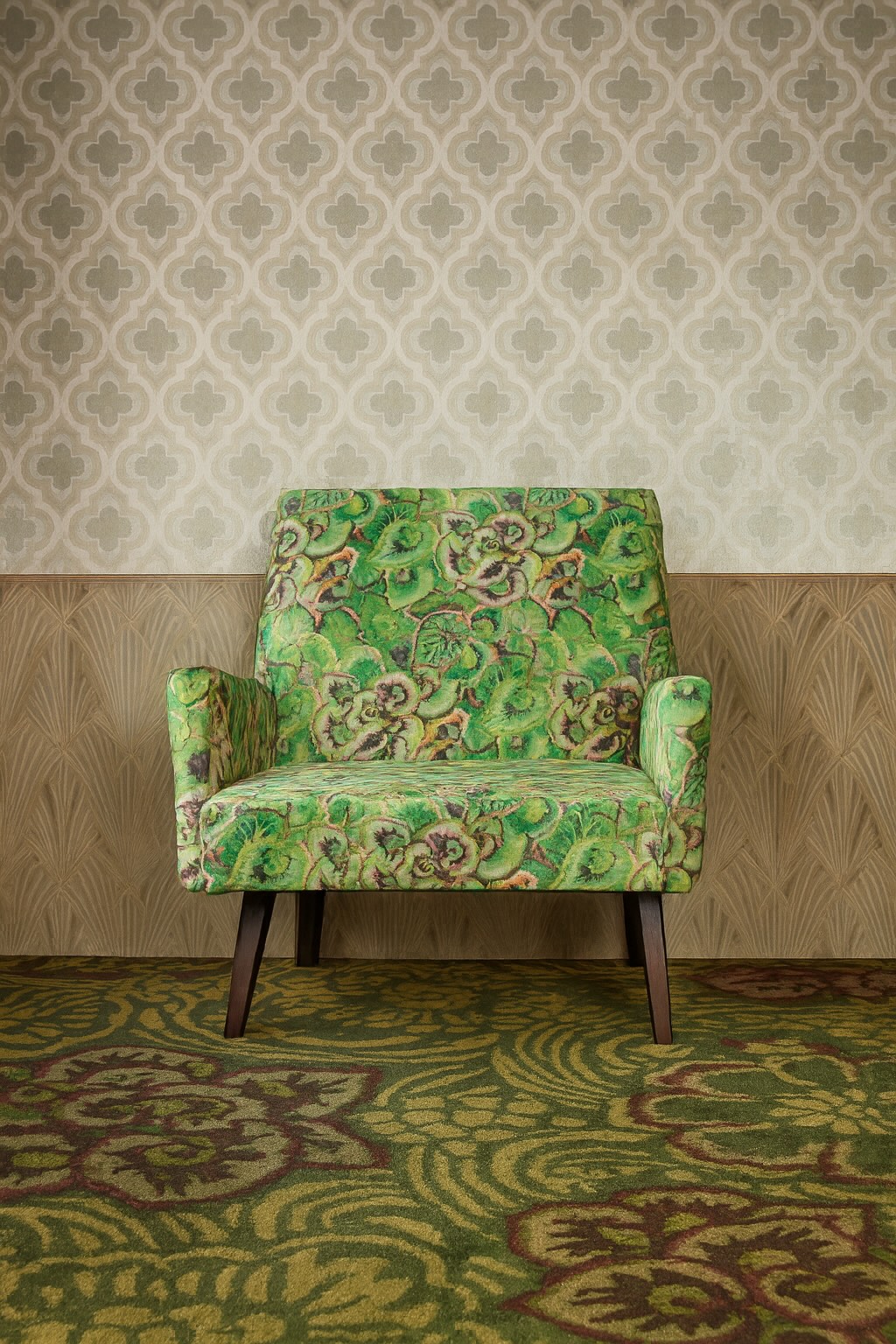 Print op print fauteuil