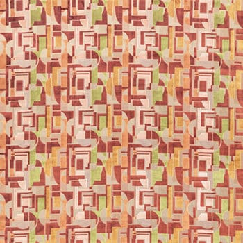 bovola terracotta art deco stof