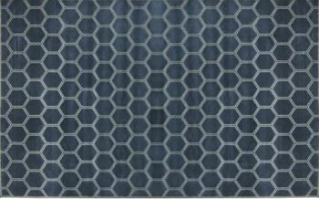 blauw vloerkleed manipur delft van designers guild